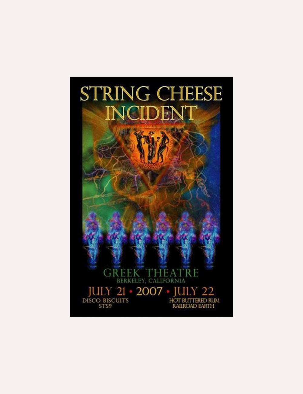 The String Cheese Incident - Merch - Poster - 2007 Greek Theatre Poster