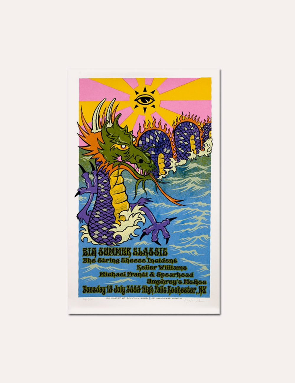 The String Cheese Incident - Merch - Poster - 2005 BIG Serpent Rochester HOUSTON Poster