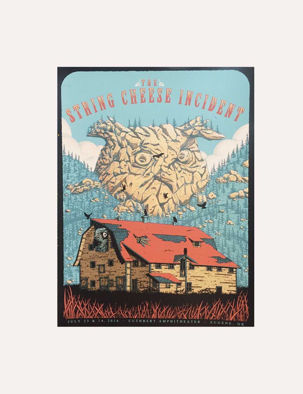 The String Cheese Incident - Merch - Gig Poster - 2016 Eugene Oregon