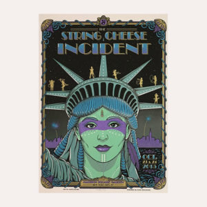 The String Cheese Incident - Merch - Gig Poster - 2015 Madison Square Garden New York City NY Poster