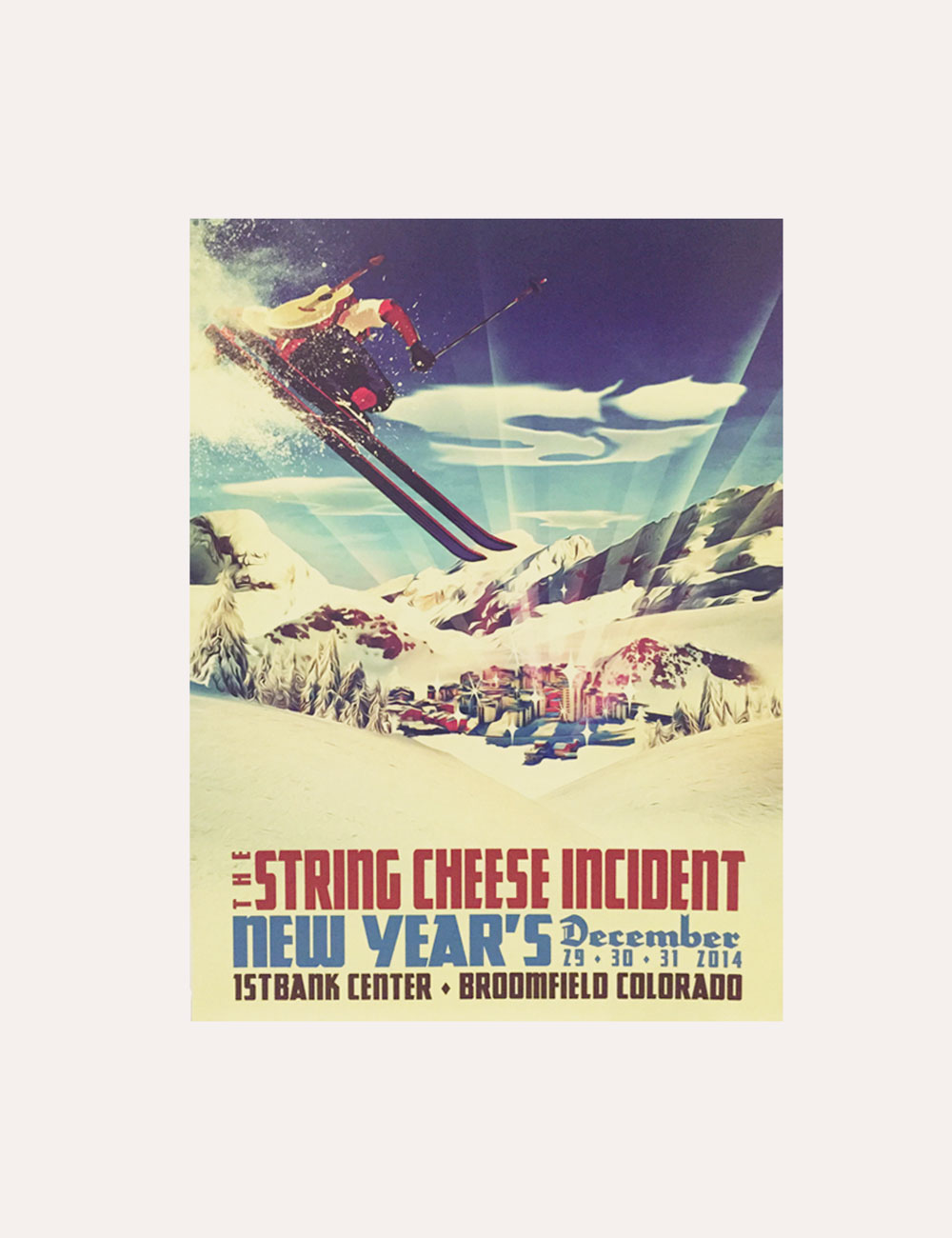 The String Cheese Incident - Merch - Poster - 2014 New Years Event Poster