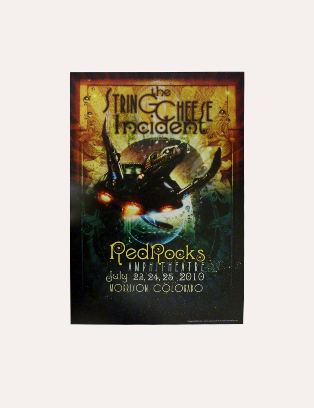 The String Cheese Incident - Merch - Poster - 2010 Red Rocks Poster