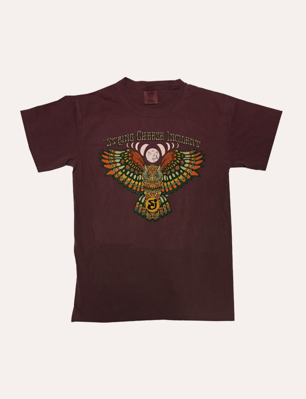 The String Cheese Incident - Merch - T-Shirts - Maroon Owl Tee