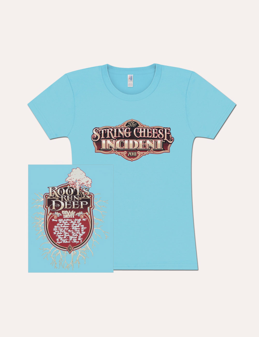 The String Cheese Incident - Merch - T-Shirts - Women's 2011 Fall Tour T-Shirt