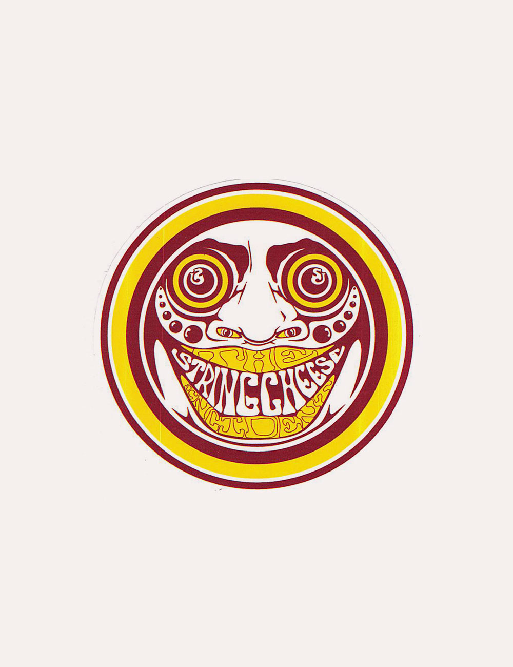 The String Cheese Incident - Official Merch - Stickers - Cheesehead