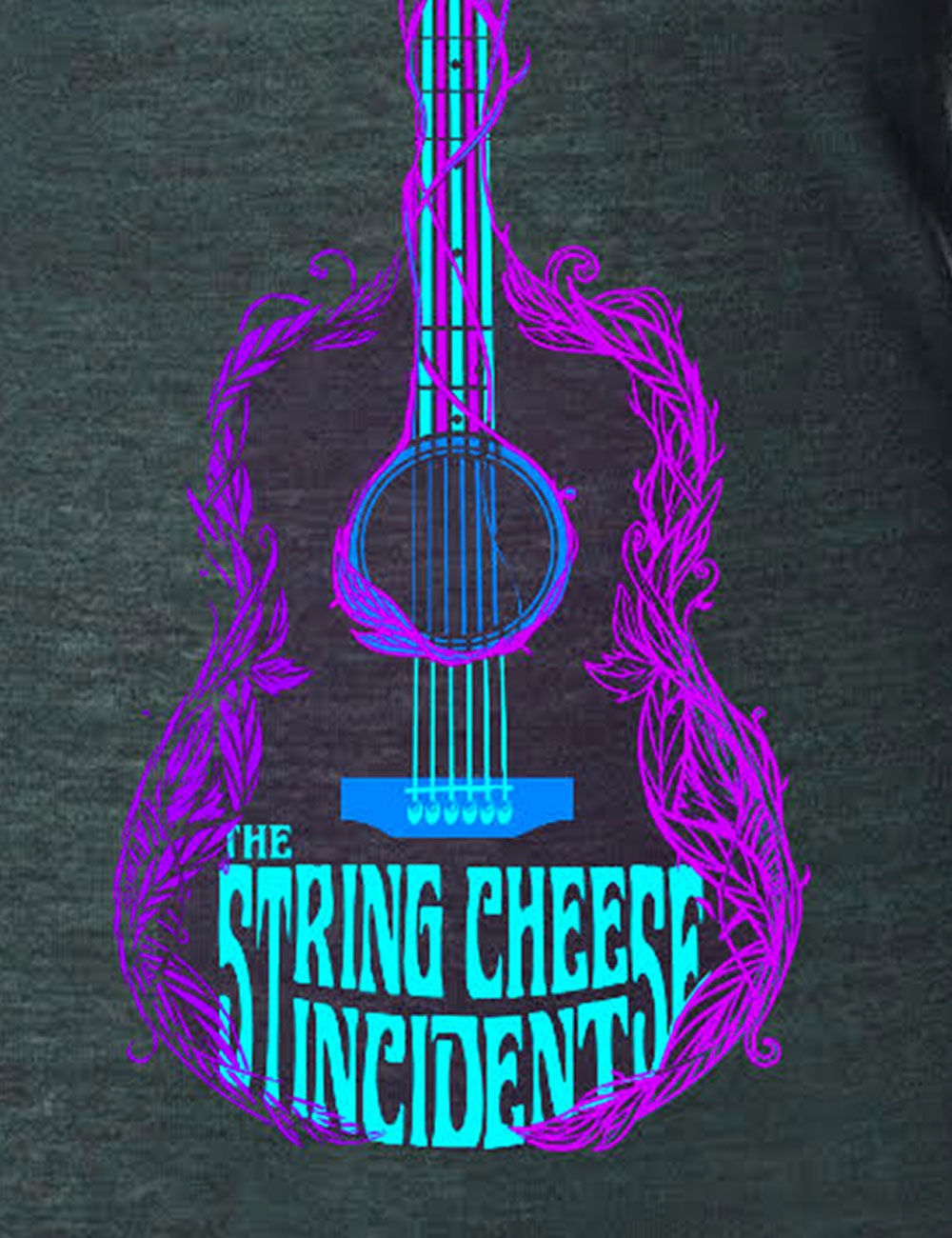 The String Cheese Incident - Womens - Tank top- Growing Guitar Detail