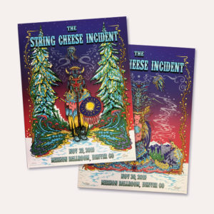 The String Cheese Incident - Merch - Poster - 2019 Mission Ballroom - Denver - Poster Set