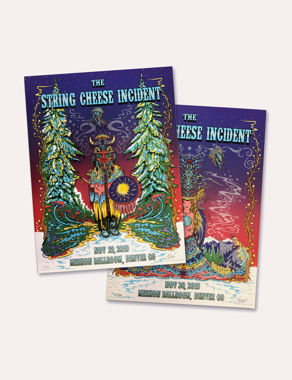 The String Cheese Incident - Merch - Poster - 2019 Mission Ballroom - Denver - Poster Set