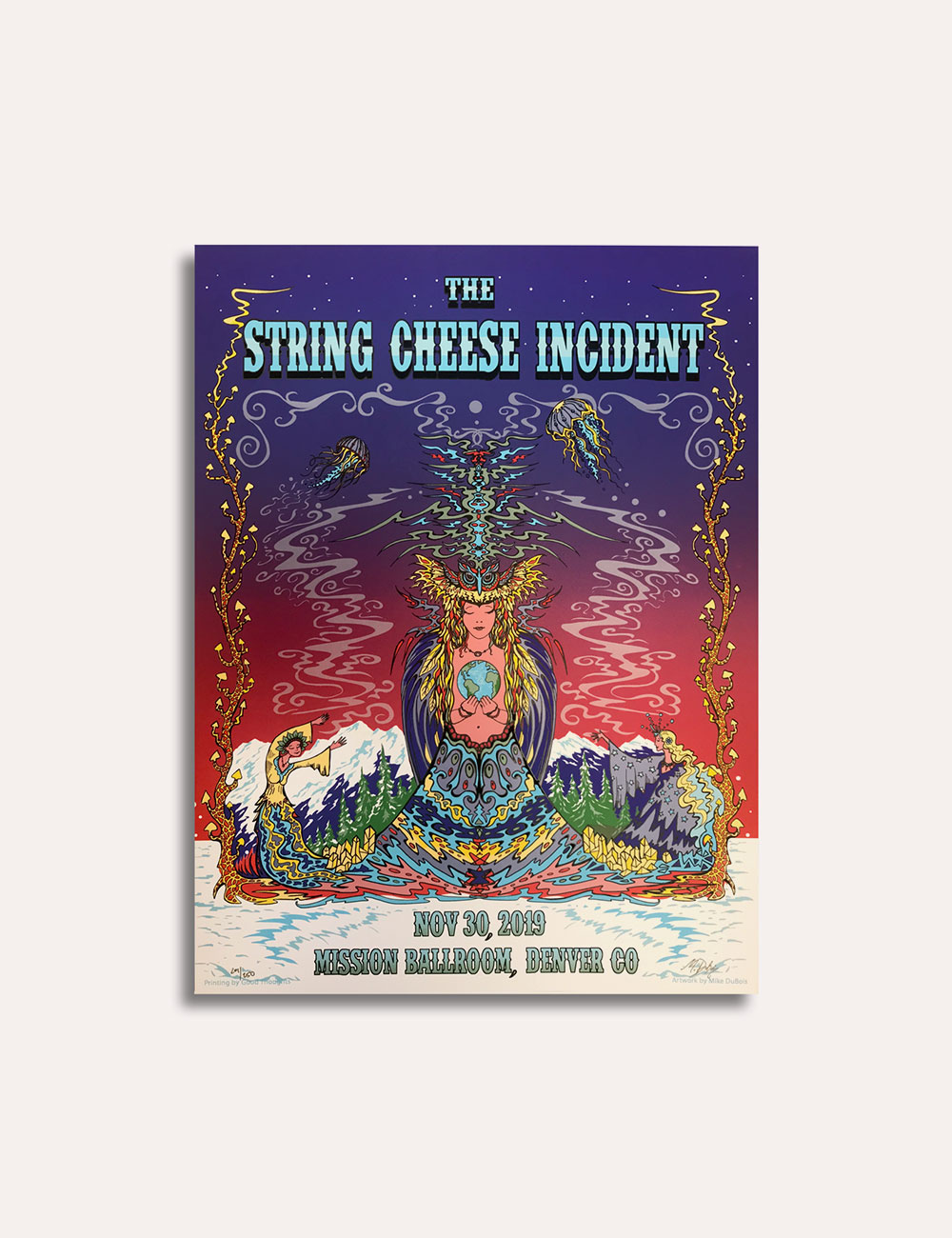 The String Cheese Incident - Merch - Poster - 2019 Mission Ballroom - Denver - November 30th
