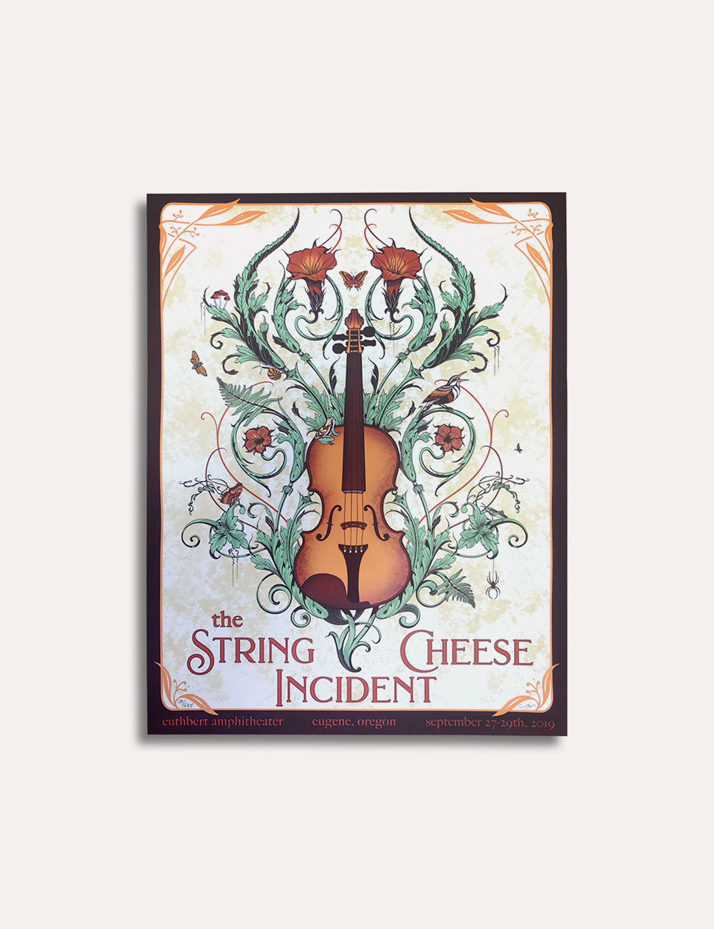 The String Cheese Incident - Merch - Poster - 2019 Eugene Oregon Cuthbert