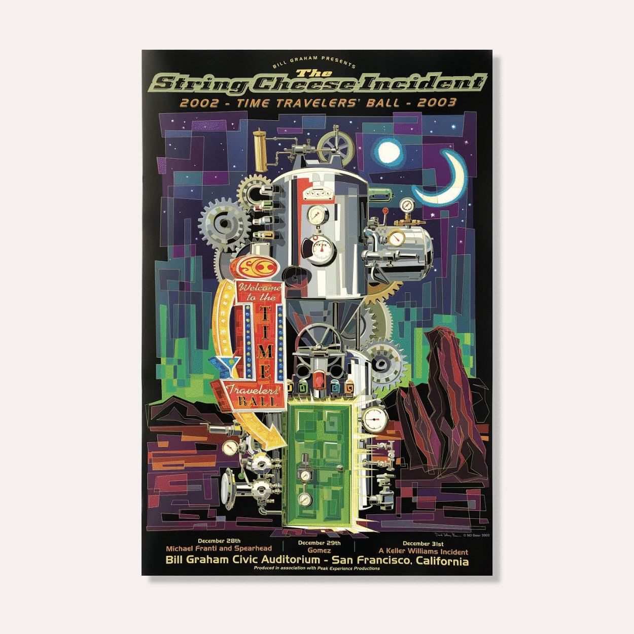 The String Cheese Incident - Merch - Posters - 2002 New Years Eve Time Traveler