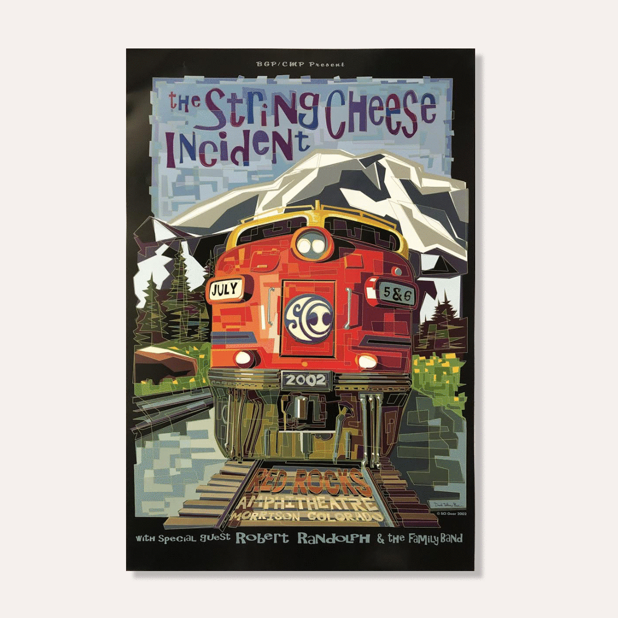 The String Cheese Incident - Merch - Posters - 2002 Red Rocks