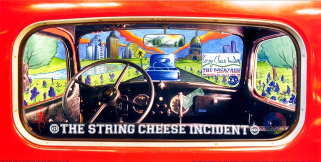 The String Cheese Incident - Merch - Posters - 2001 Austin Backyard