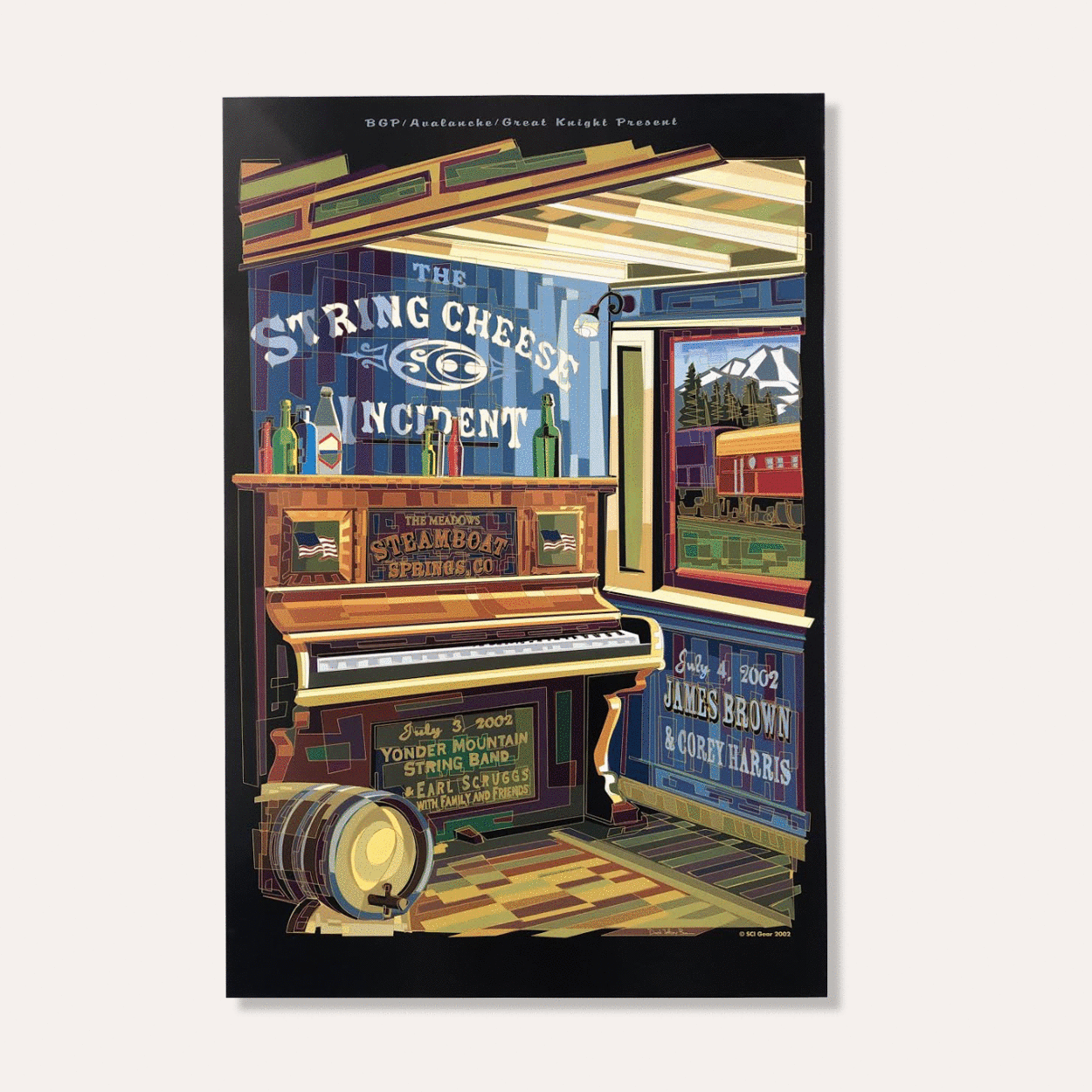 The String Cheese Incident - Merch - Posters - 2002 Steamboat